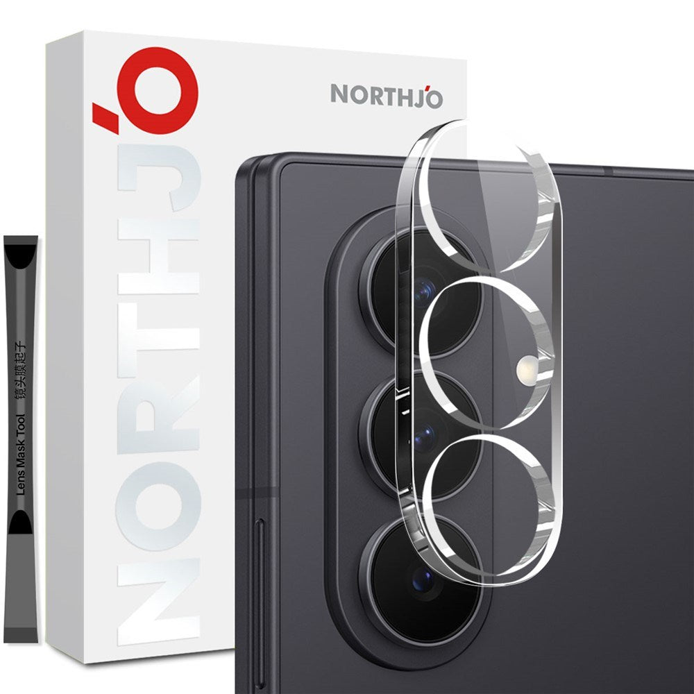 Samsung Galaxy Z Fold8 Ultra NORTHJO Härdat Kameralinsskyddsglas - Genomskinlig