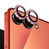 Samsung Galaxy Z Flip8 NORTHJO Kameralinsskydd - Metall & Glas - Rosa