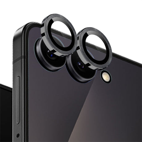 Samsung Galaxy Z Flip8 NORTHJO Kameralinsskydd - Metall & Glas - Svart