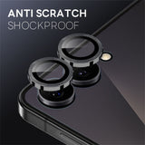 Samsung Galaxy Z Flip8 NORTHJO Kameralinsskydd - Metall & Glas - Svart