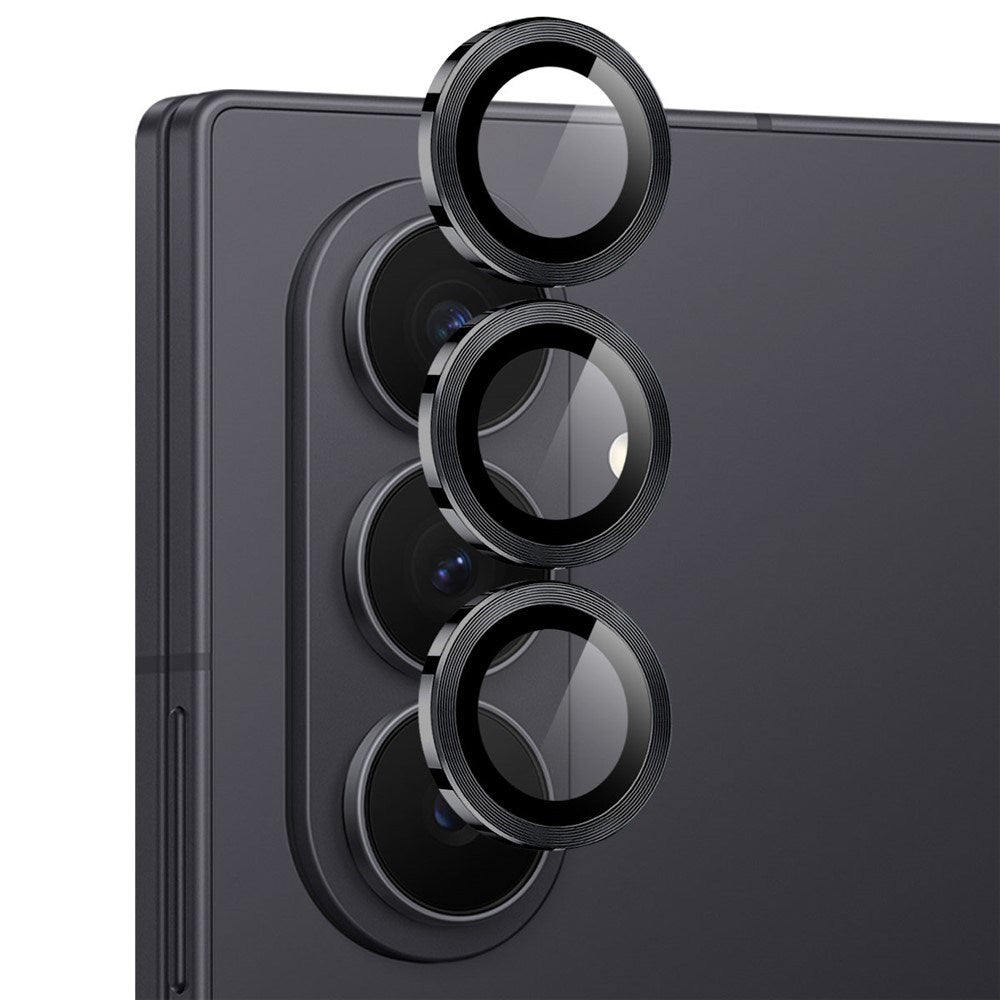 Samsung Galaxy Z Fold8 Ultra NORTHJO Kameralinsskydd - Metall & Glas - Svart