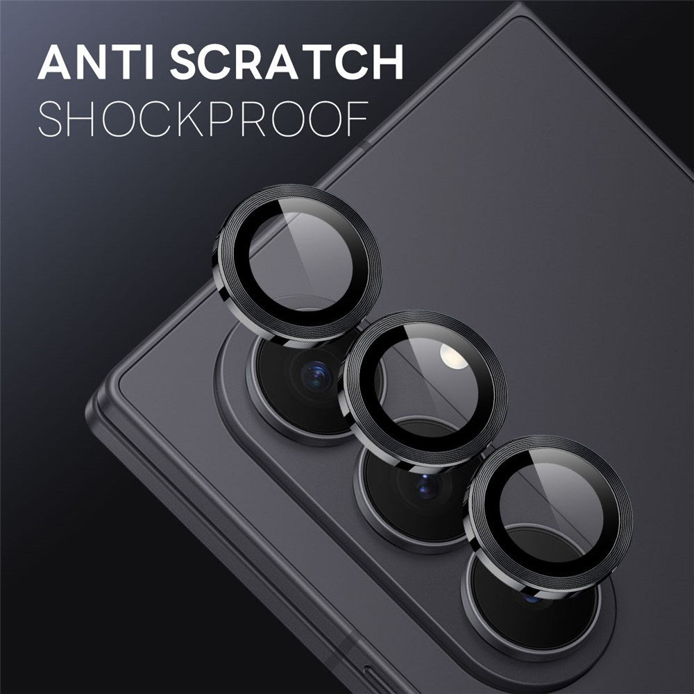 Samsung Galaxy Z Fold8 Ultra NORTHJO Kameralinsskydd - Metall & Glas - Svart