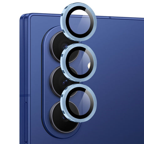 Samsung Galaxy Z Fold8 Ultra NORTHJO Kameralinsskydd - Metall & Glas - Blå