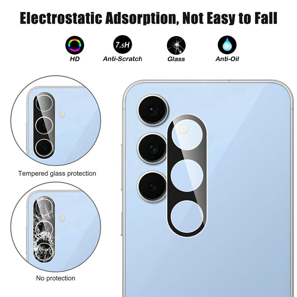 Samsung Galaxy S26 FE Skyddsglas för kameraobjektiv - Svart