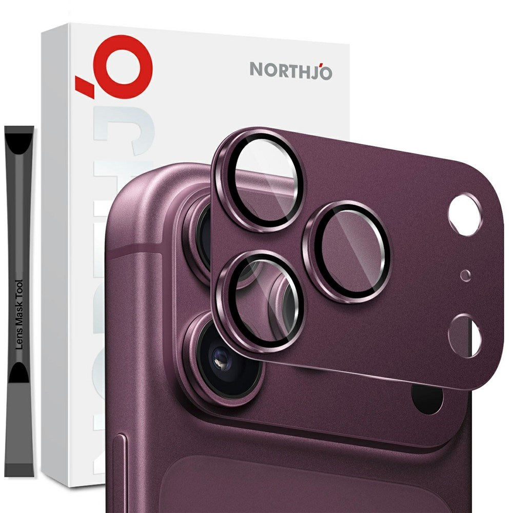 iPhone 18 Pro Max NORTHJO Kameralinsskydd - Lila