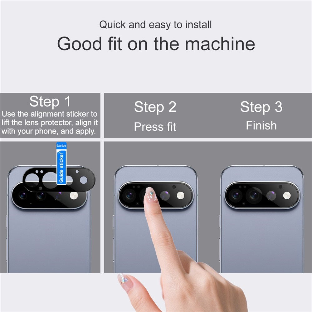 Google Pixel 11 Pro IMAK Kameralinsskydd - Svart