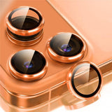 iPhone 18 Pro Kameralinsskydd - Metall & Glas - Orange