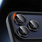iPhone 18 Pro Kameralinsskydd - Metall & Glas - Svart