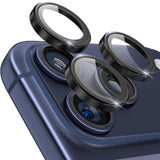 iPhone 18 Pro Kameralinsskydd - Metall & Glas - Svart