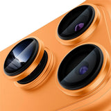 iPhone 18 Pro Max Kameralinsskydd - Metall & Glas - Orange