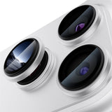 iPhone 18 Pro Max Kameralinsskydd - Metall & Glas - Silver