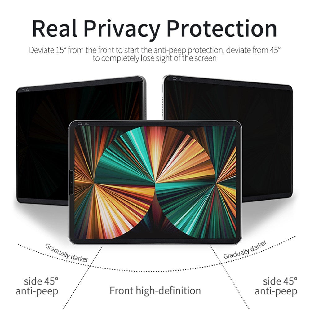 iPhone Fold Matt Skärmskyddsfilm - Privacy Funktion - Genomskinlig