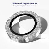 Samsung Galaxy Z Fold8 ENKAY Glitter Kameralinsskydd - Silver