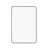 iPhone Fold Härdat Glas Skärmskydd - Genomskinlig / Svart Kant