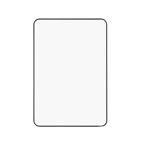 iPhone Fold Härdat Glas Skärmskydd - Genomskinlig / Svart Kant