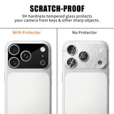 iPhone 18 Pro Härdat Kameralins Skyddande Glas - Svart