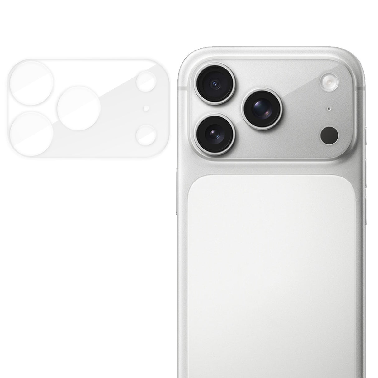 iPhone 18 Pro Max Härdat Kameralins Skyddande Glas - Genomskinlig