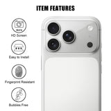iPhone 18 Pro Max Härdat Kameralins Skyddande Glas - Genomskinlig