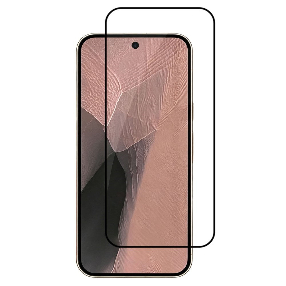 Google Pixel 11 Pro XL Skärmskydd Glas - Genomskinlig / Svart Kant