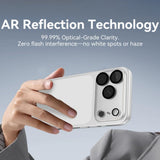 iPhone 18 Pro Max Härdat Kameralins Skyddande Glas - Genomskinlig / Svart