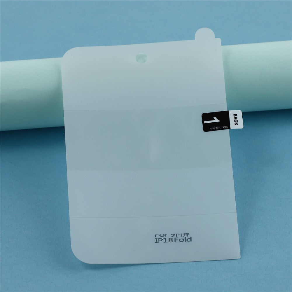 iPhone Fold Hydrogel Skärmskyddsfilm Till Yttre Skärm - Genomskinlig