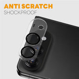 iPhone Fold NORTHJO Härdat Kameralinsglas - 2 St. - Genomskinlig / Svart