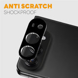 iPhone Fold NORTHJO Härdat Kameralinsglas - Svart