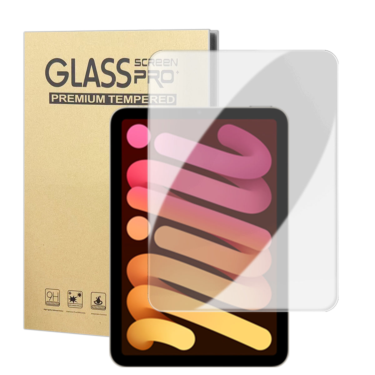 iPad Mini (2026) 8. Gen. Härdat Skärmskyddsglas - Transparent
