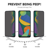Samsung Galaxy S23 / S22 Skärmskydd med Sekretessfunktion - Genomskinlig