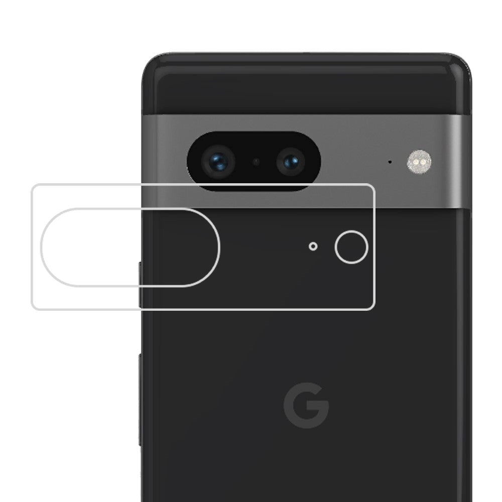 Google Pixel 8 Kameraskyddsglas - 2 Stk - Genomskinlig