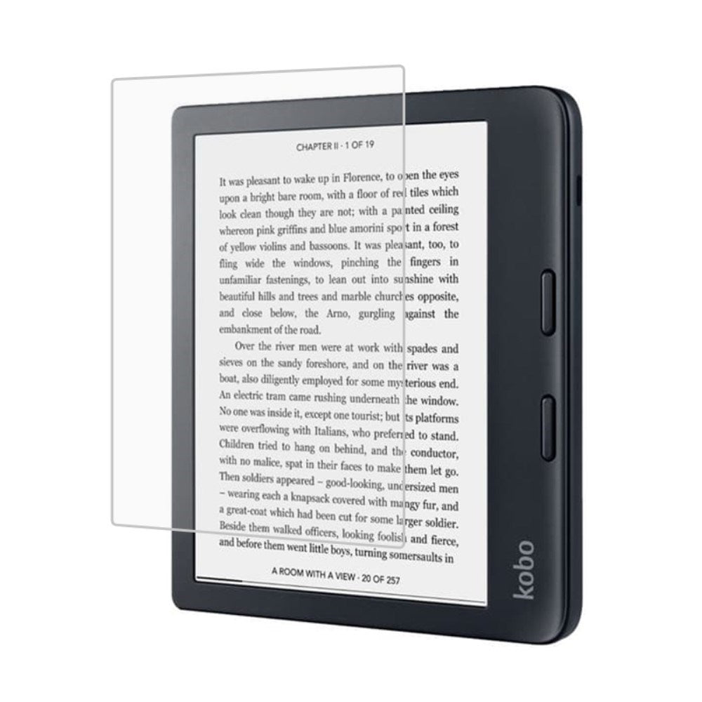 Kobo Libra 2 Arc Edge Härdat Glas - Skärmskydd - Genomskinlig