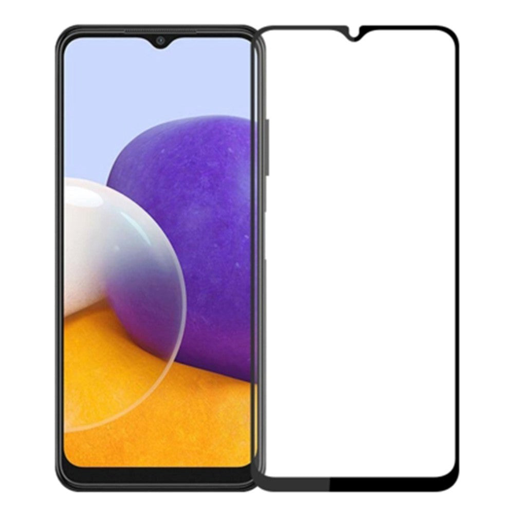 Samsung Galaxy A25 (5G) Arc Edge Skärmskydd i Härdat Glas - Case Friendly - Svart Kant