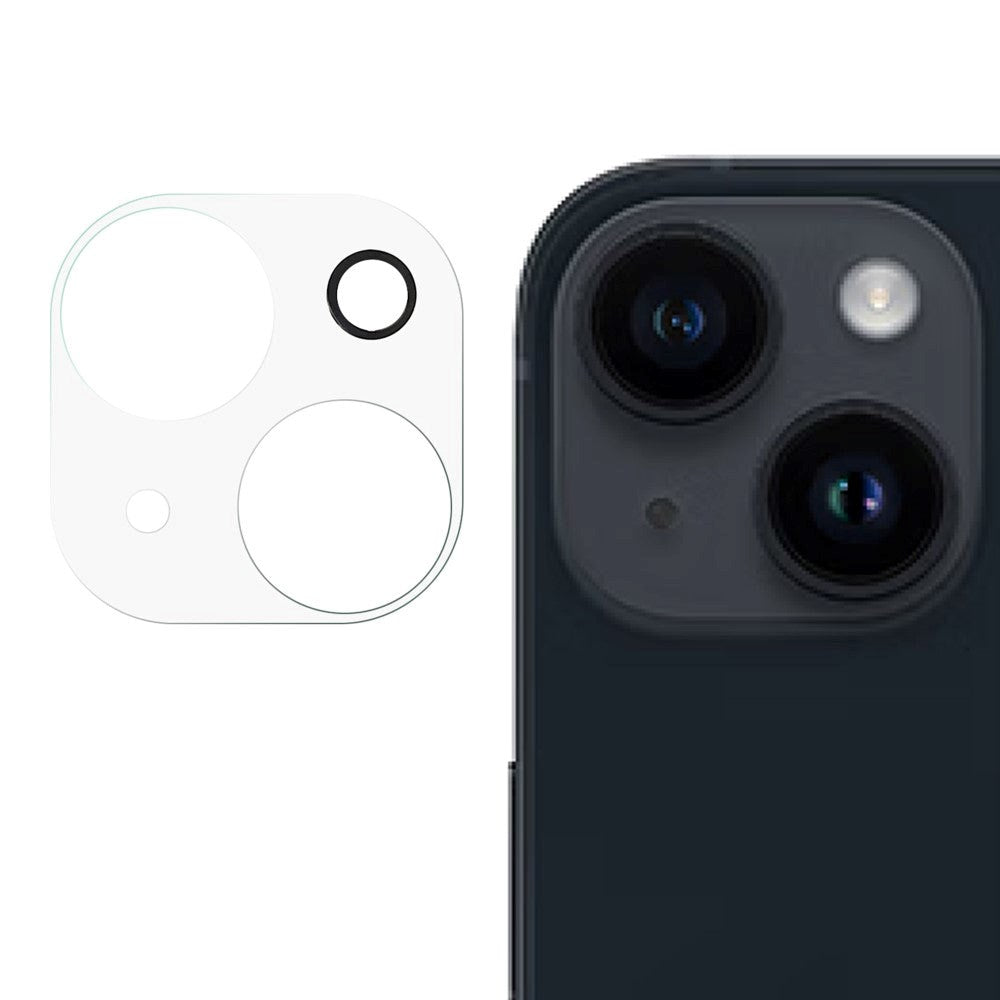 iPhone 15 / 15 Plus Kameralinsskydd Härdat Glas - 9H - Genomskinlig