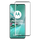 Motorola Edge 40 Neo Full Fit Skärmskydd i Härdat Glas - Svart Kant