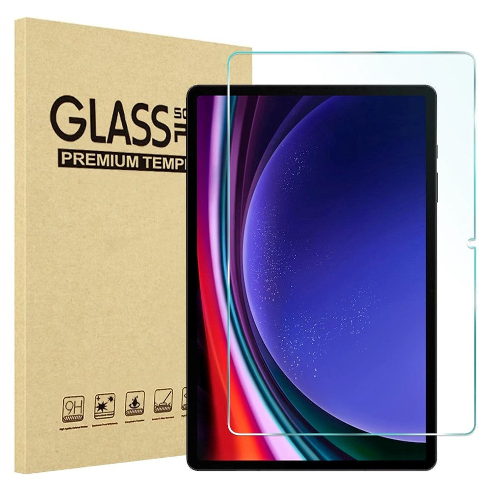 Samsung Galaxy Tab S9 FE+ (Plus) Skärmskydd - Glas - Genomskinlig