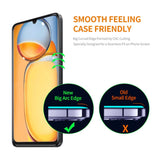 Xiaomi Poco C65 / Remi 13C ENKAY Skärmskydd i Härdat Glas 9H - Case Friendly - Svart / Transparent