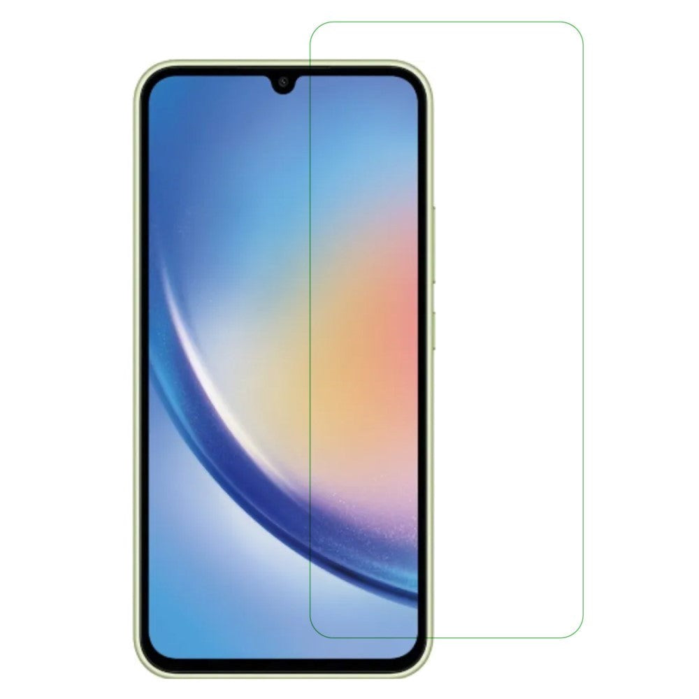 Samsung Galaxy A35 (5G) Arc Edge Skärmskydd i Härdat Glas - Case Friendly - Genomskinlig