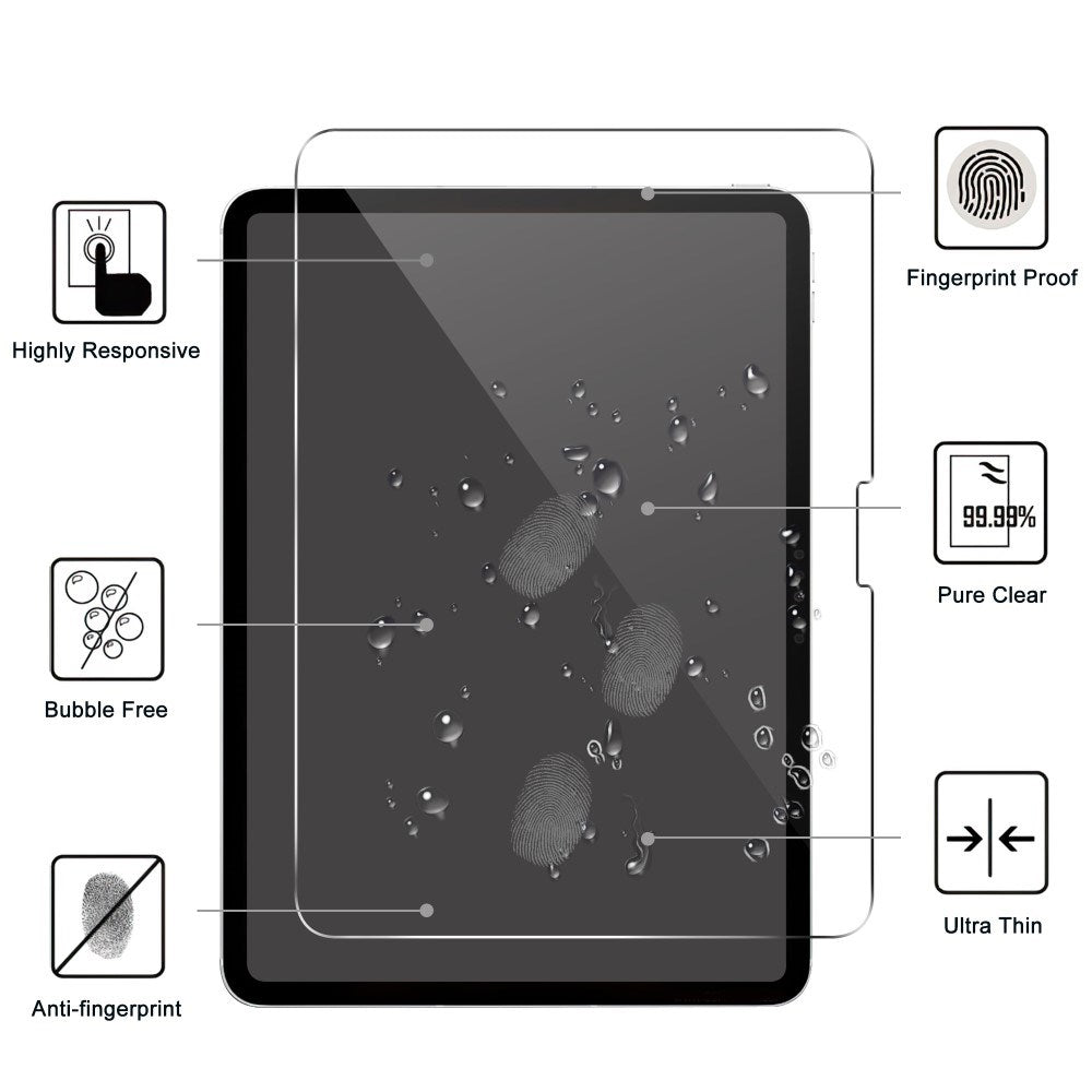 iPad Pro 11" (2024) Arc Edge Skärmskydd - Genomskinlig