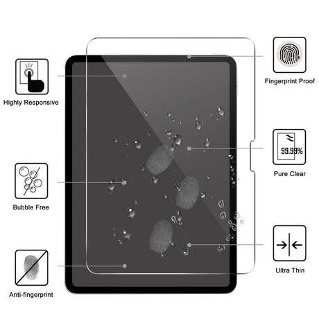 iPad Pro 11" (2024) Arc Edge Härdat glas - Skärmskydd - Genomskinlig