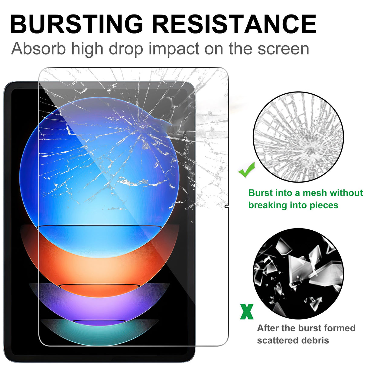 Xiaomi Pad 6S Pro 12.4 - Härdat Glas Skärmskydd 2.5D