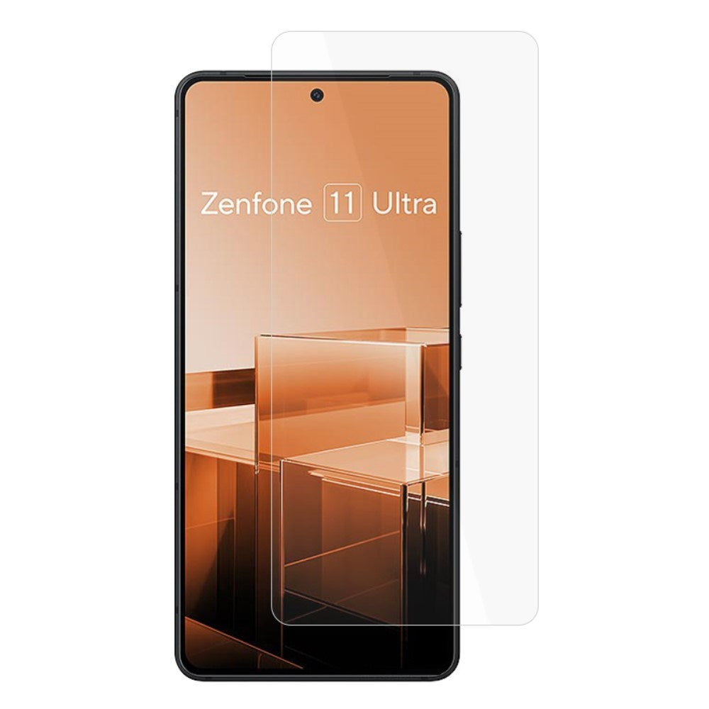 Asus Zenfone 11 Ultra Härdat Glas 9H Skärmskydd - Case Friendly - Genomskinlig