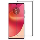 Motorola Edge 50 Fusion Full Fit Skärmskyddsglas - Genomskinlig / Svart Kant