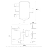 Justerbar Mobilhållare till Bil - Svart