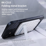 Magnetisk Silikon Sugkopp m. Kickstand - Vit