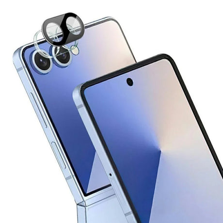Samsung Galaxy Z Flip7 Kameralinsbeskyttningsfilm - Svart