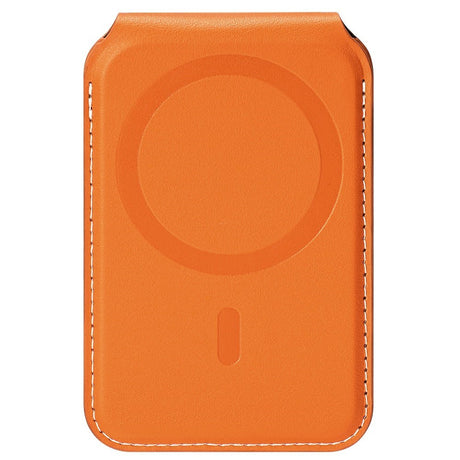 DUX DUCIS Magnetisk Korthållare för 5 Kort med Stativfunktion - MagSafe Kompatibel - Orange