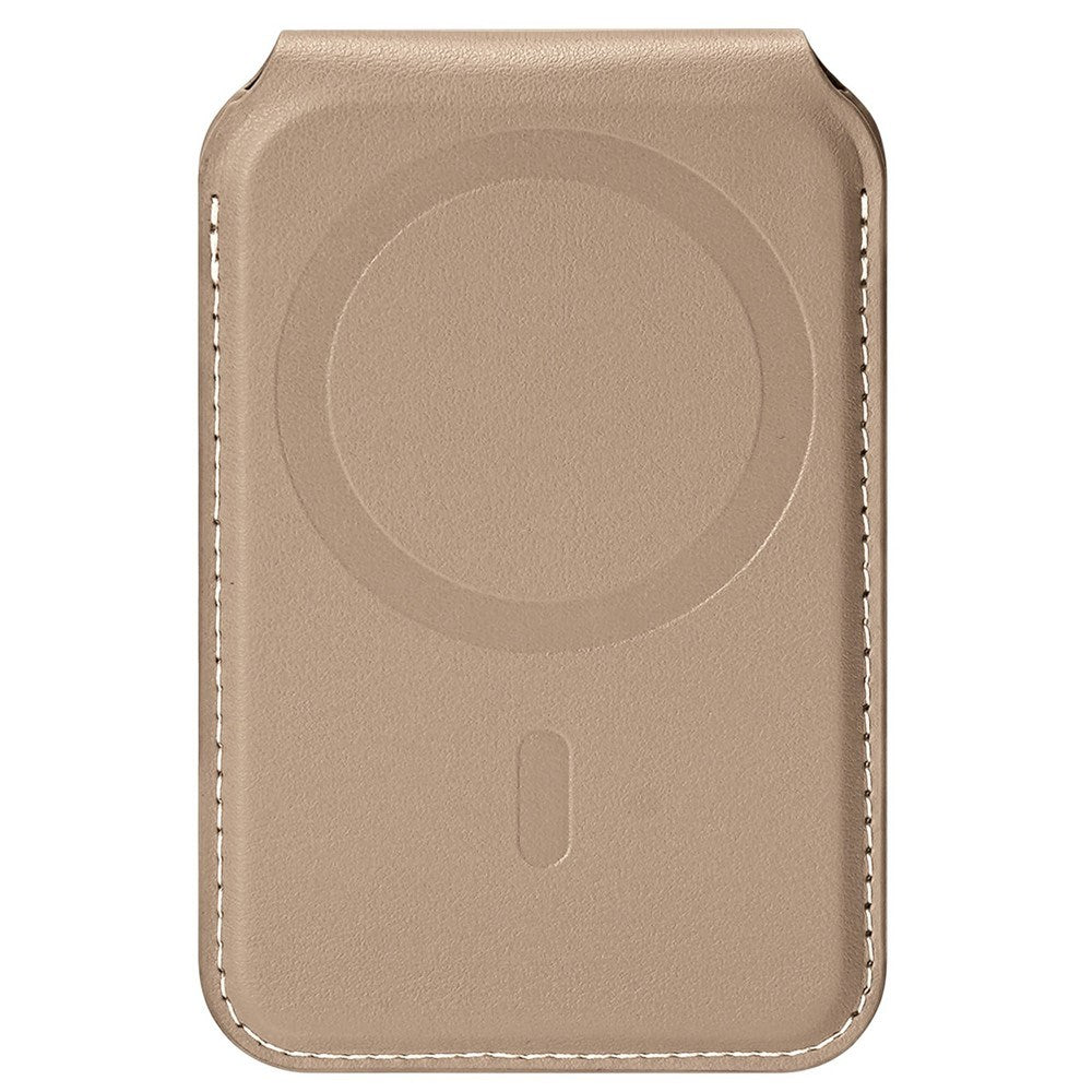 DUX DUCIS Magnetisk Korthållare för 5 Kort med Stativfunktion - MagSafe Kompatibel - Beige