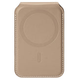DUX DUCIS Magnetisk Korthållare för 5 Kort med Stativfunktion - MagSafe Kompatibel - Beige