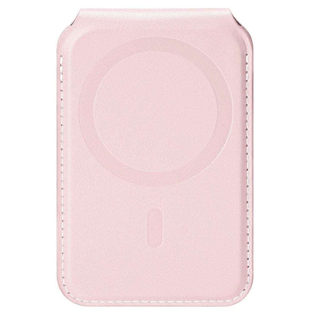DUX DUCIS Magnetisk Korthållare för 5 Kort med Stativfunktion - MagSafe Kompatibel - Rosa
