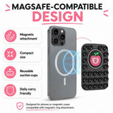 Silikon Sugkopp Mobilhållare m. Äpple - MagSafe Kompatibel - Gul